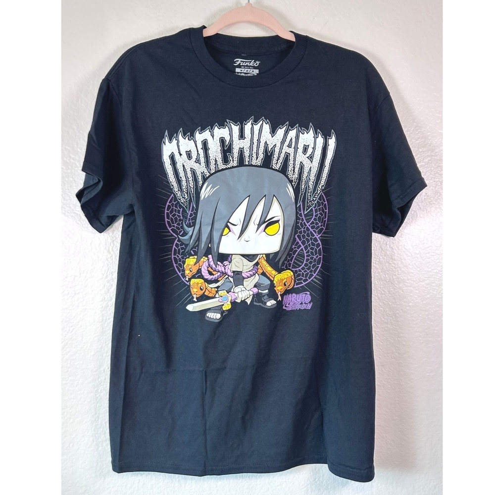 Funko Naruto Shippuden Orochimaru Pop Graphic Streetwear T-Shirt Black Mens SZ M